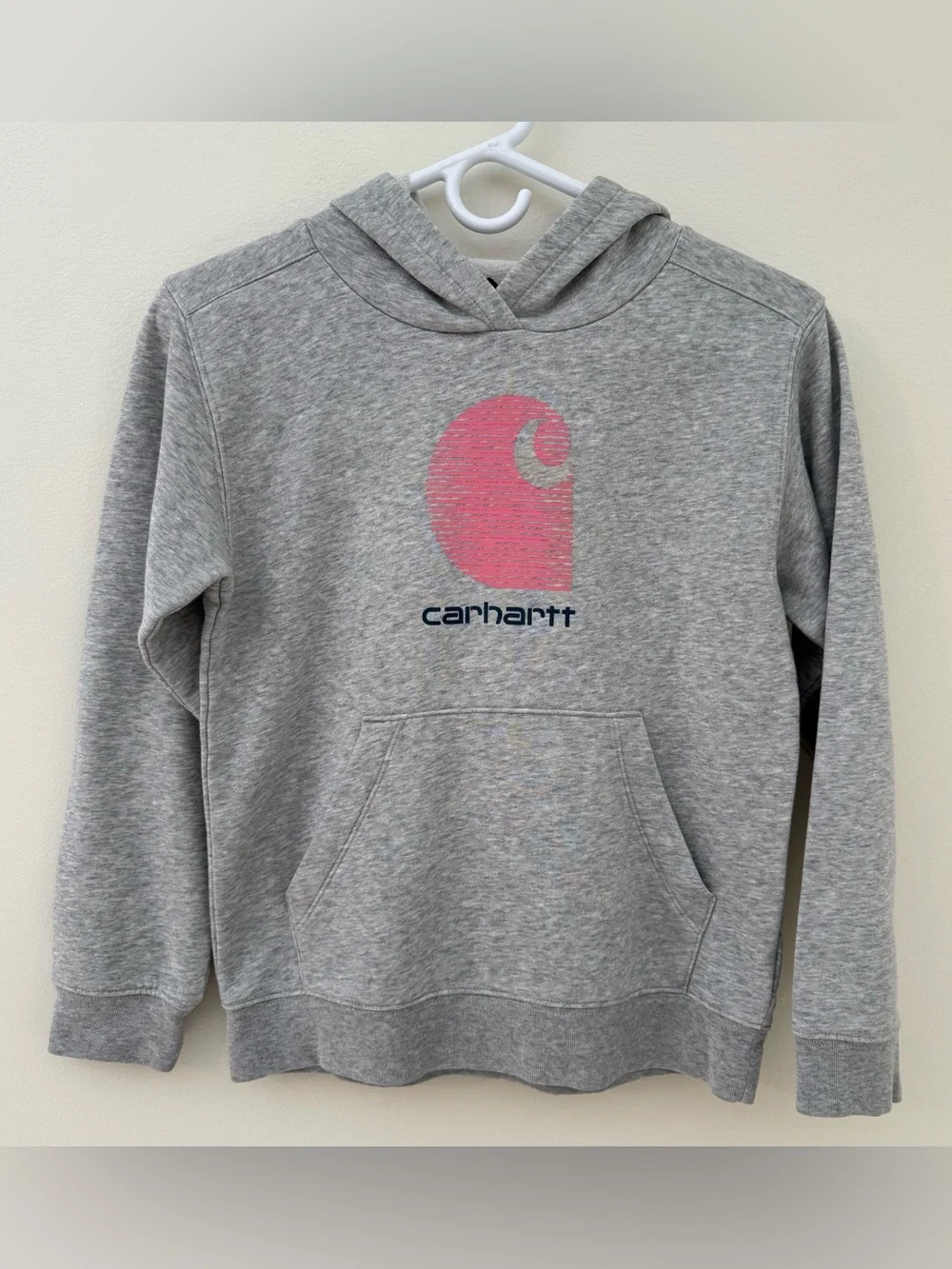 NWOT Carhartt Girls Hoodie Gray Sz 10
